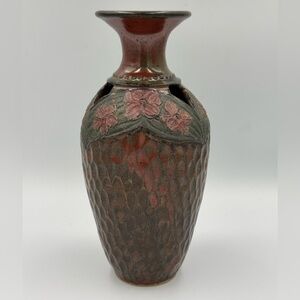 Blue Moon Studio Pottery Vase Signed and Dated by Artist